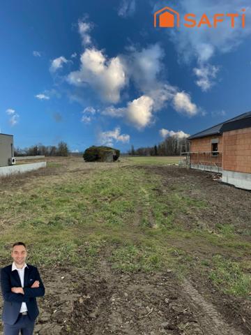 Superbe terrain constructible viabilisé de 22,81 ares hors lotissement !