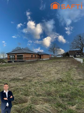 Superbe terrain constructible viabilisé de 22,81 ares hors lotissement !