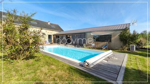 Maison en pierres de 250 m2 5 chambres sur 1850 m2 avec pisc