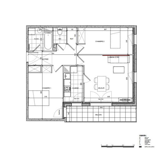 Appartement Neuf T3 à La Courneuve