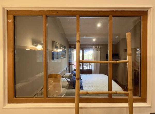 Cap Ferret, Port de la Vigne, ravissante Villa bois « esprit bassin » 145m2 habitable nichée au milieu d’un magnifique jardin paysagé de 1000 m2 avec grande piscine
