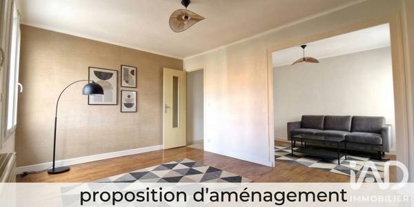 Appartement à vendre 3 pièces 53,28 m² Rezé