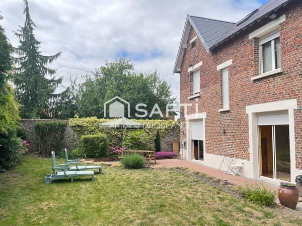 Maison familiale 122 m² avec 3 chambres, jardin