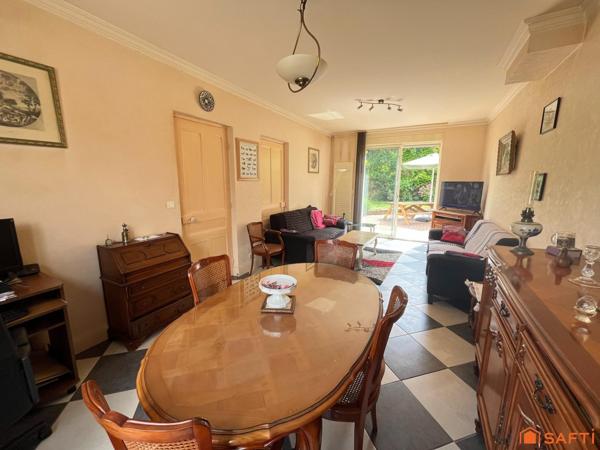 Maison familiale 122 m² avec 3 chambres, jardin