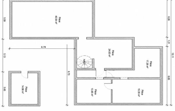 Local Professionnel de 159 m²