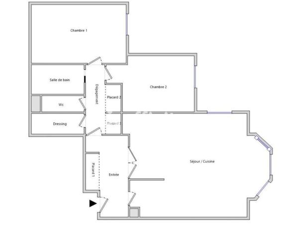 Appartement 3 pièces - 77 m²