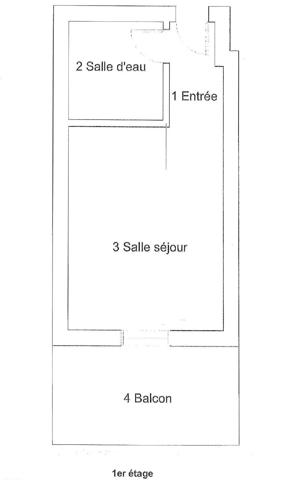 Studio meublé 20m² disponible le 1/09/2026 proche hôpital