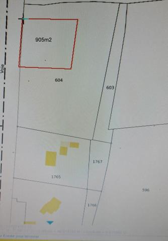 Plouagat (22170) terrain constructible de 905m2