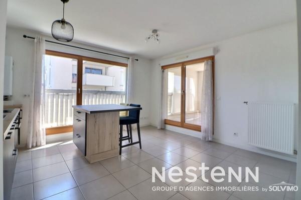 Saint-Priest Nouveau Revaison, Appartement T2, 50,42m², terrasse et stationnement