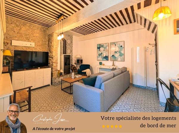 LEUCATE VILLAGE  - Maison de caractère avec terrasse suspendue