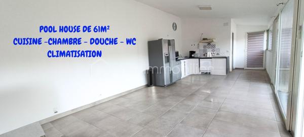 SAUVE (Gard) - VUE PANORAMIQUE - MAISON DE 124 m² - PISCINE AU SEL - POOL HOUSE DE 61 m² - TERRAIN D'ENVIRON 2800 m² - CAVE IMMENSE

EMPLACEMENT PRIVILÉGIÉ ! 

Sauve, village médiéval situé à 50 min de la Mer, 40 min de Nîmes dans le département du Gard en région Occitanie.

Située dans un environnement privilégié, au cœur d'un cadre naturel recherché avec vue sur les contreforts des Cévennes, cette charmante maison en R+1 construite en 2004 développe une surface habitable de 124 m², une annexe de 61 m² accolée à la piscine implantée sur une vaste parcelle d'environ 2936 m².
La maison se compose d'un espace de vie convivial et lumineux d'environ 55 m² qui se prolonge vers une agréable terrasse, d'une cuisine fonctionnelle toute équipée communiquant avec un 2eme terrasse offrant un espace accueillant supplémentaire.
L'ensemble nuit dispose de 3 belles chambres, d'une vaste salle de bains avec douche italienne et un toilette séparé.

Côté équipements, la maison est dotée de tout le confort moderne : fibre optique, vide sanitaire, buanderie / cellier, double vitrage, moustiquaires,  assainissement collectif, et chauffage individuel avec climatisation réversible par le sol pour un confort optimal en toute saison. 

À quelques minutes des commerces, des écoles et des transports en commun, cette maison offre un cadre de vie idéal pour les familles en quête de sérénité et de confort.

Pour plus d'informations ou pour organiser une visite, n'hésitez pas à me contacter.