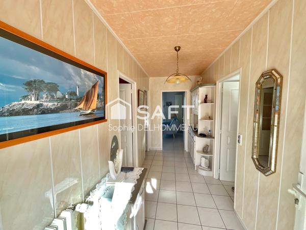 Maison plain pied 3 chambres, jardin, carport