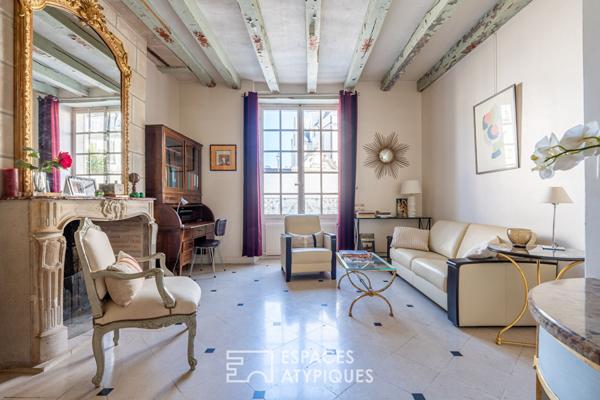 Appartement de charme avec cour dans le coeur historique de tours