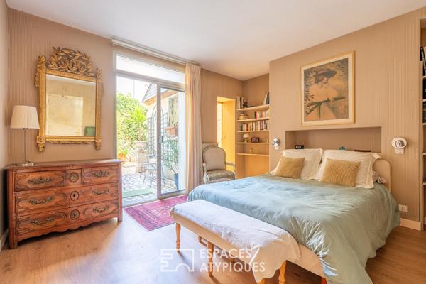 Appartement de charme avec cour dans le coeur historique de tours