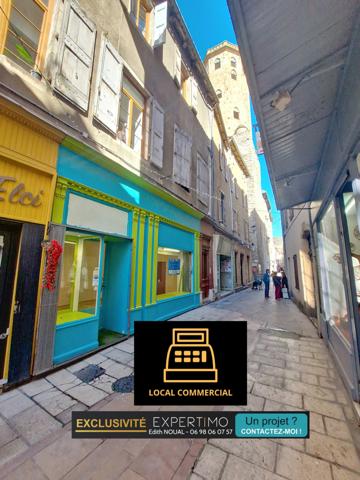 Millau (12100) LOCAL COMMERCIAL HYPER CENTRE - VENDU LIBRE DE TOUTE OCCUPATION