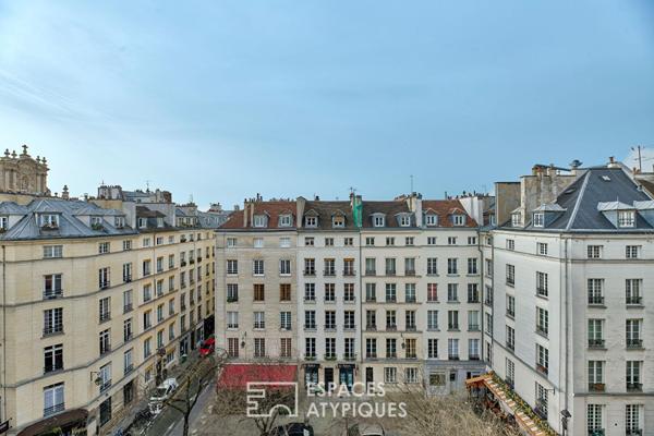 Cocon parisien avec vues sur la place du Marché Sainte-Catherine