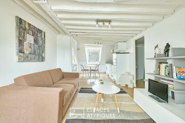 Cocon parisien avec vues sur la place du Marché Sainte-Catherine