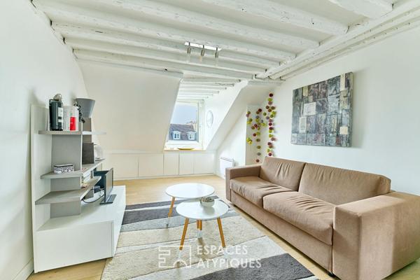 Cocon parisien avec vues sur la place du Marché Sainte-Catherine