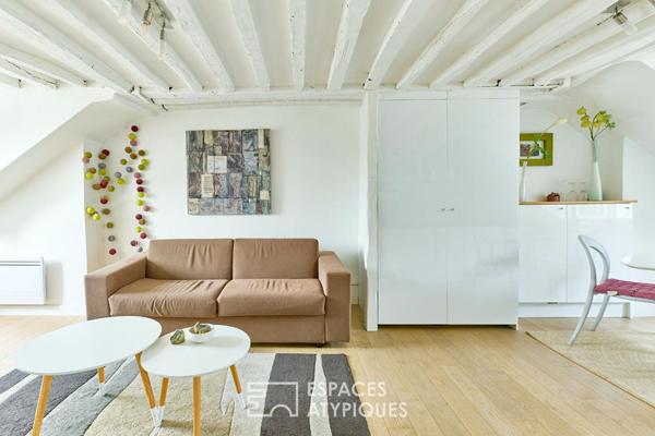 Cocon parisien avec vues sur la place du Marché Sainte-Catherine