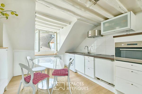 Cocon parisien avec vues sur la place du Marché Sainte-Catherine