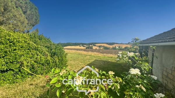 MAISON  EN PIERRE AVEC VUE PANORAMIQUE À PERVILLE (82400)