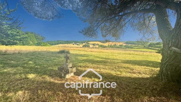 MAISON  EN PIERRE AVEC VUE PANORAMIQUE À PERVILLE (82400)