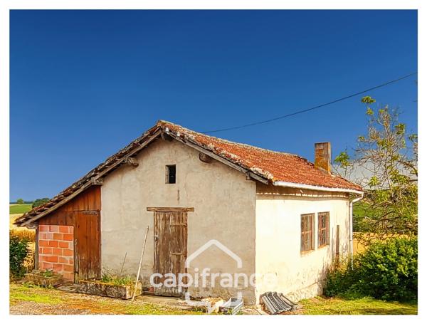 MAISON  EN PIERRE AVEC VUE PANORAMIQUE À PERVILLE (82400)