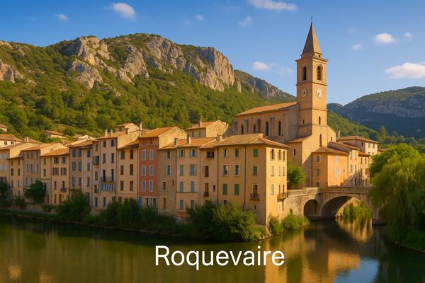 Roquevaire (13360) ROQUEVAIRE – Route du Stade – Terrain 917 m² – Idéal projet mixte habitation / professionnel