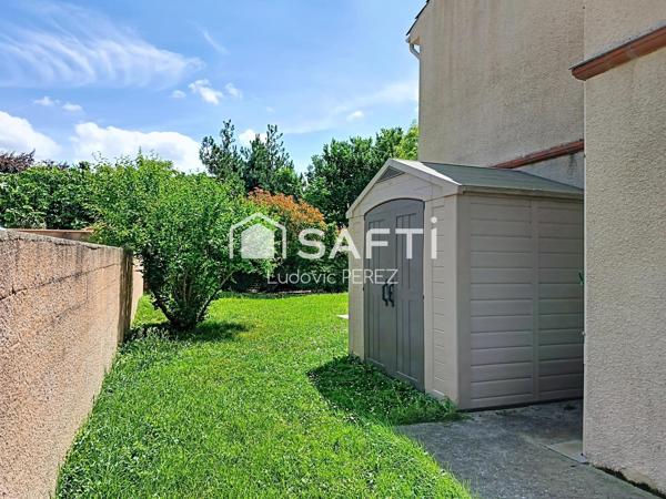 LAUNAGUET (31140) - MAISON T4 78 M² AVEC JARDIN 300 M² + GARAGE