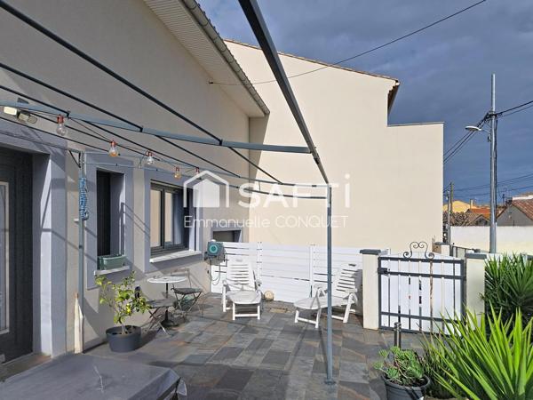 Maison T6 de 147 m², garage, terrasse, mer à 2 minutes