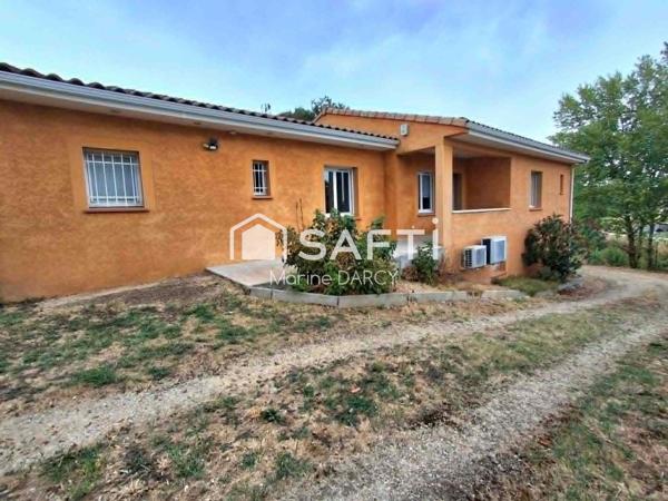 Maison familiale avec piscine et sous-sol XXL à Saïx !