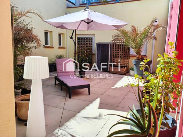 Appartement T2 type Loft dans résidence sécurisée avec piscine