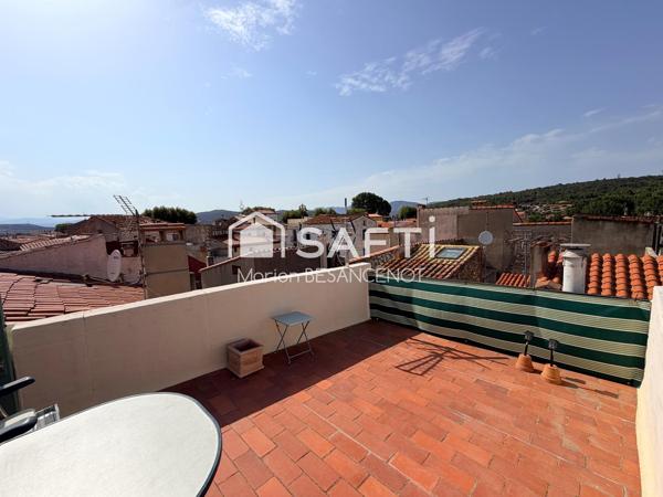 Maison de village avec terrasse vue panoramique