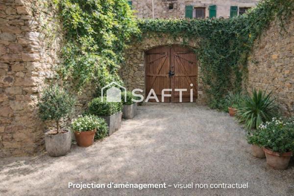 Proche de Béziers, 180m2 hab., cour, terrasse, belle rénovation