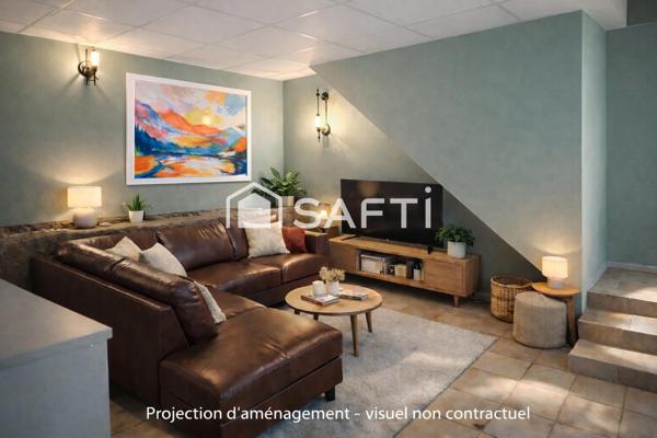 Proche de Béziers, 180m2 hab., cour, terrasse, belle rénovation