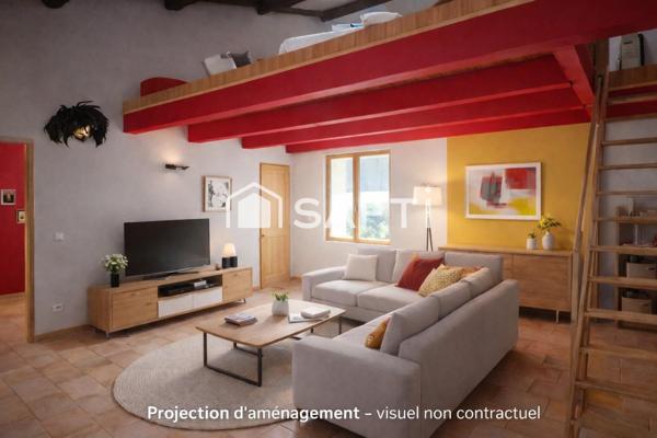 Proche de Béziers, 180m2 hab., cour, terrasse, belle rénovation