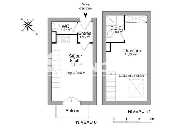Location Appartement 2 pièces 32.6 m² - 36 BOULEVARD DES BELGES La Roche Sur Yon 85000