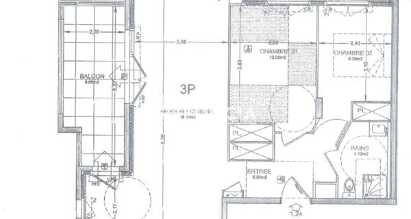 À vendre Appartement 3 pièces 59.35 m² - Fréjus 83600