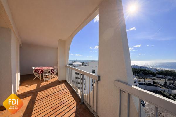 Couchant - Appartement T4 terrasse vue mer