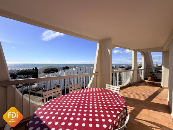 Couchant - Appartement T4 terrasse vue mer