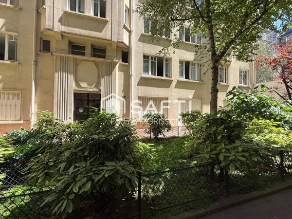 Paris 17? Appartement sur jardin, calme absolu