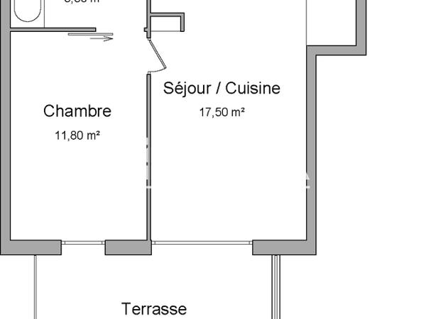 Location Appartement meublé 2 pièces 40.3 m² - 371 RUE DE GEX LA VILLE Gex 01170