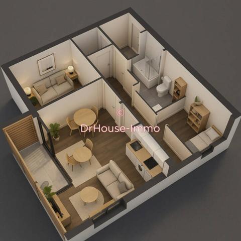 Appartement à vendre 3 pièces de 71 m²