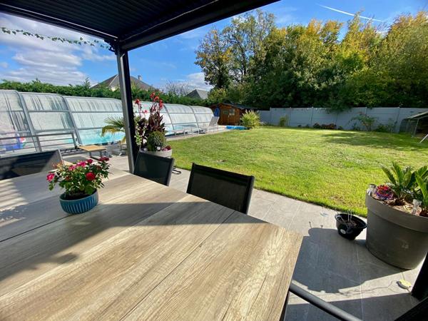 Maison 115m² sur terrain 900m² avec piscine