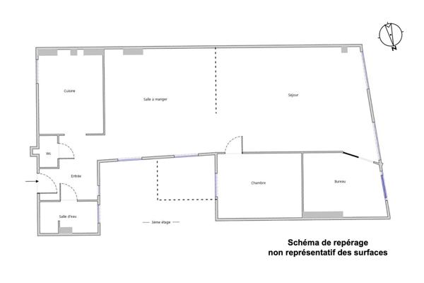 Typique appartement de caractère à Montorgueil – Etienne Marcel