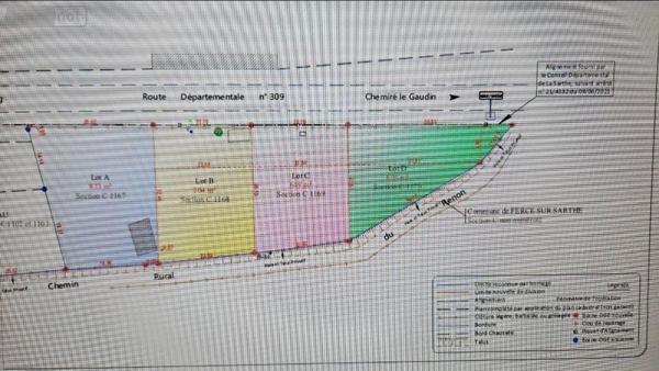 Terrain à Batir à vendre à La Suze-sur-Sarthe dans la Sarthe (72210), ref : 72119-1572