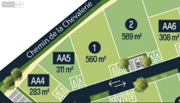 Achat - Terrain à bâtir Feneu 49460 560 m 2