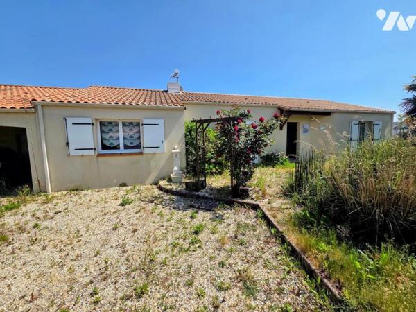 Pornic- Maison plain-pied,  3 chambres - garage - 1300m² terrain