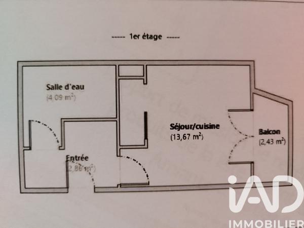 Studio à vendre 20 m² Pau