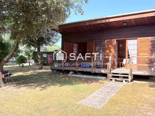 TERRAIN CONSTRUCTIBLE ET CHALET D ETE